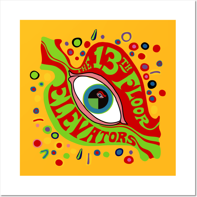 The 13th Floor Elevators - Psychedelic Rock Wall Art by EverGreene